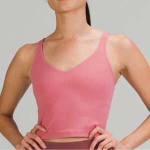 Pink V-Neck Crop Top